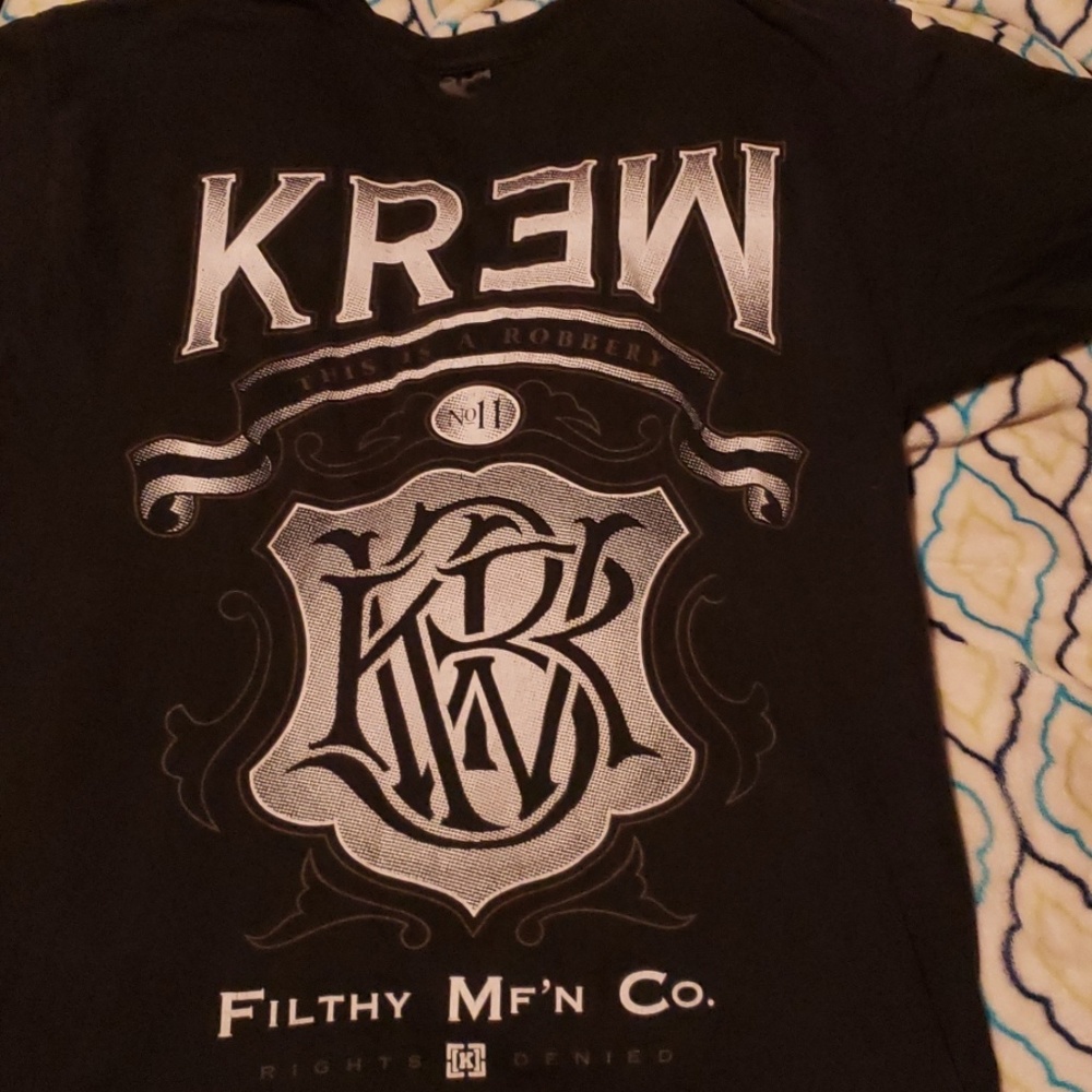KREW short sleeve tee-shirt.    size L